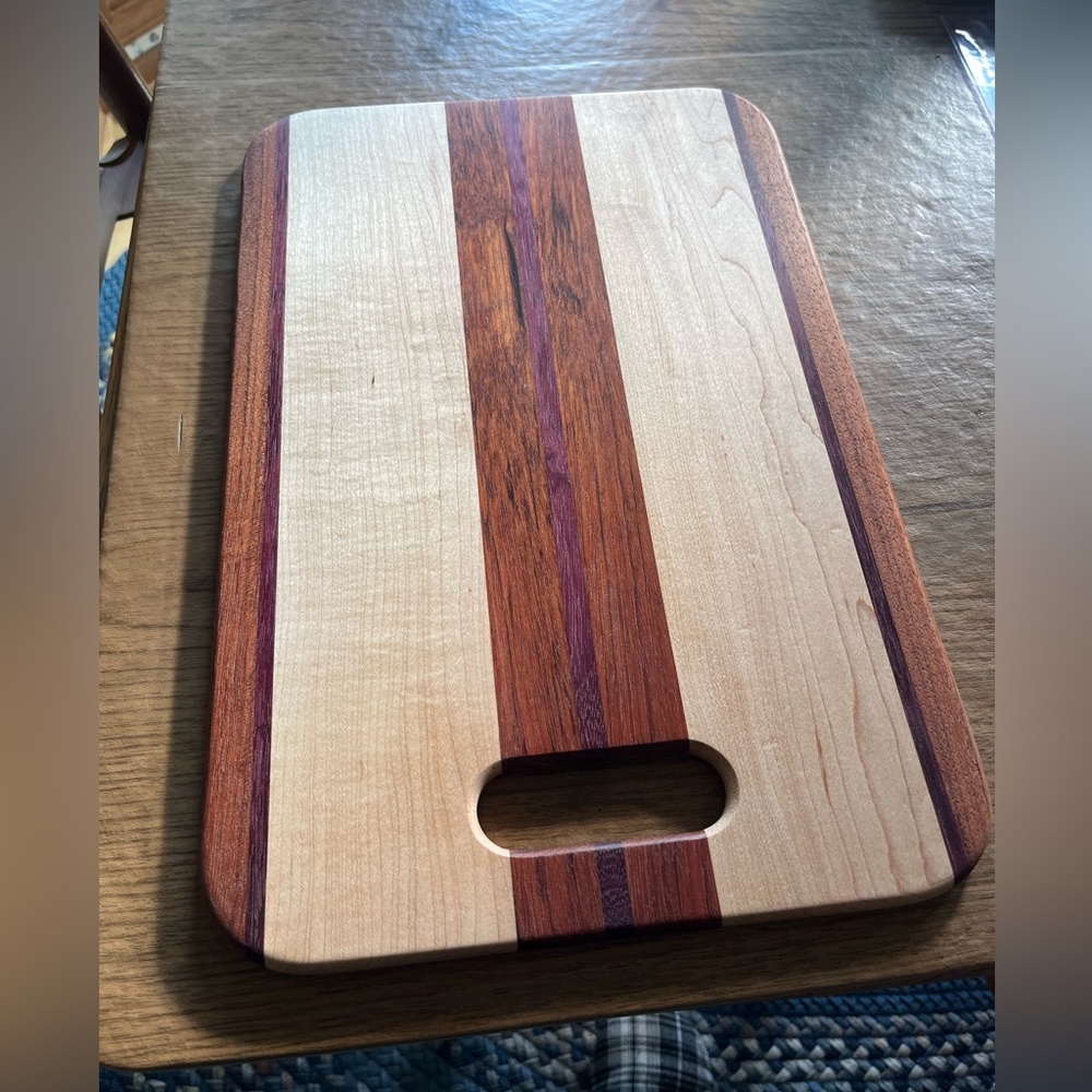 Handmade Exotic Wood Cutting Board [made in michigan]